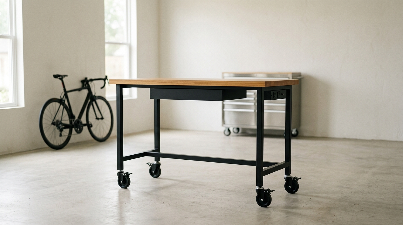 Halden Works 48-inch rolling workbench